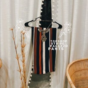 • TopShop • Stripe Palazzo Pants •